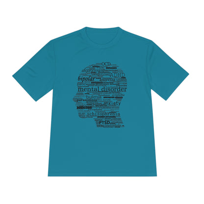 Mental Disorder Silhouette Moisture Wicking Tee