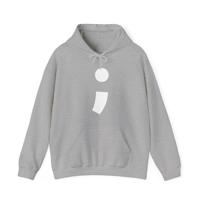 Semi-Colon ; Heavy Blend™ Hooded Sweatshirt