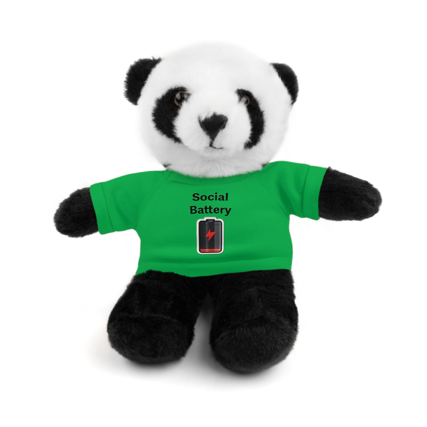 Social Battery Low Stuffed Animals with Tee