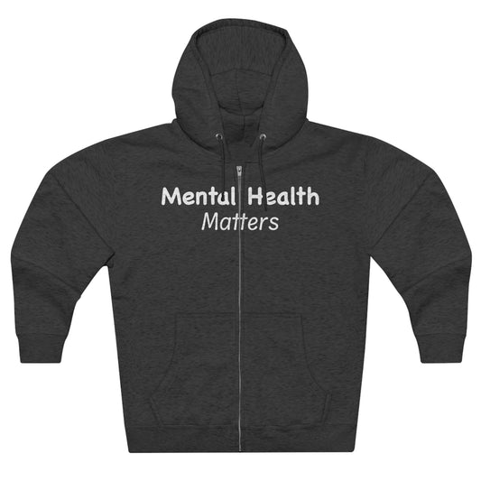 Mental Health Matters Unisex Zip Hoodie