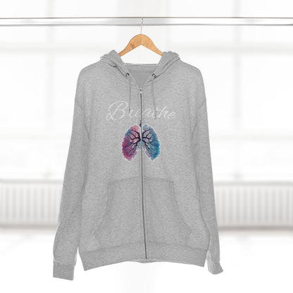 Breathe Unisex Zip Hoodie