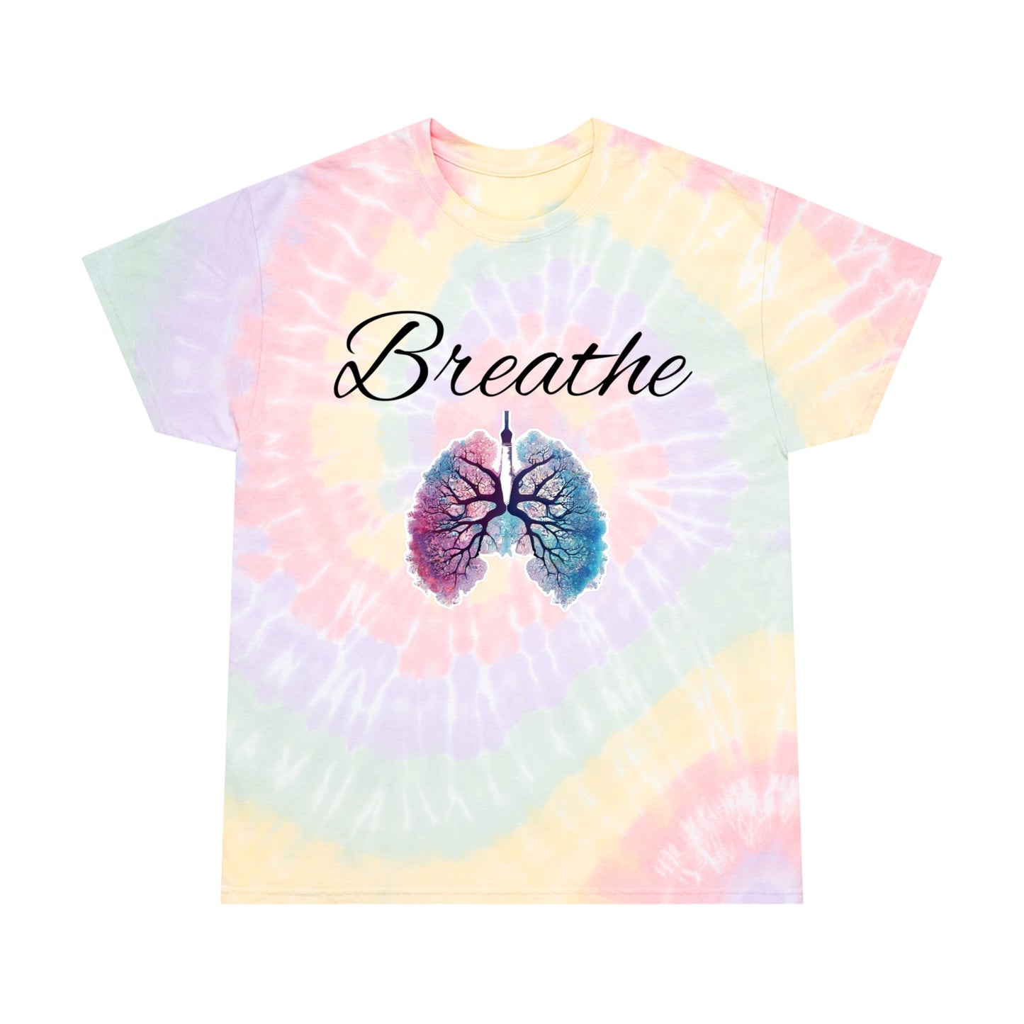 Breathe Tie-Dye Tee, Spiral