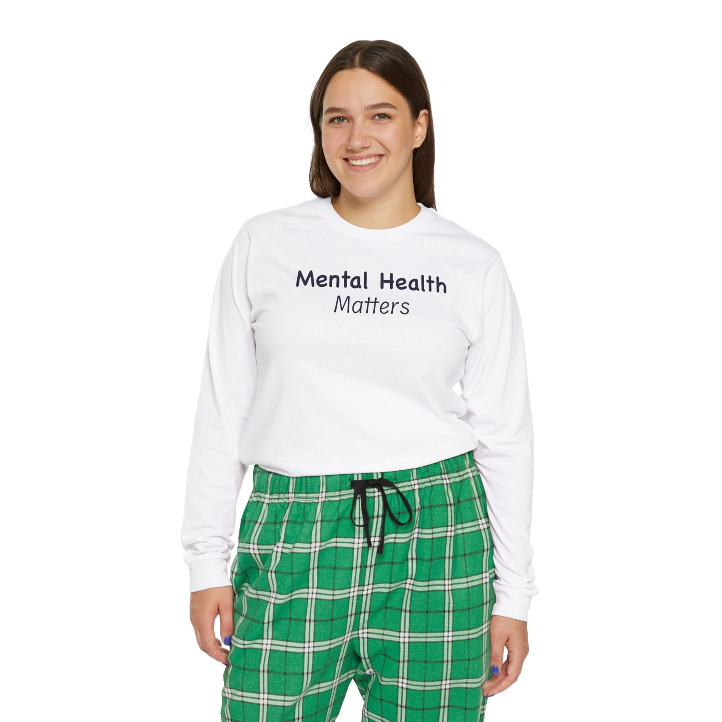 Mental Health Matters Women's Long Sleeve Pajama Set