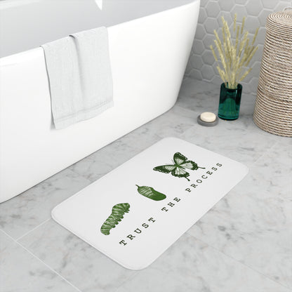 Trust The Process Memory Foam Bath Mat