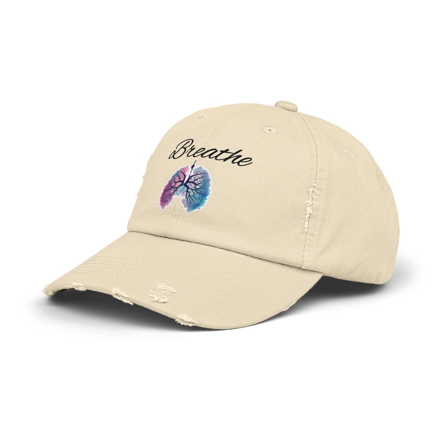 Breathe Unisex Distressed Cap