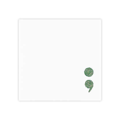 Flowers Semi-Colon Post-it® Note Pads