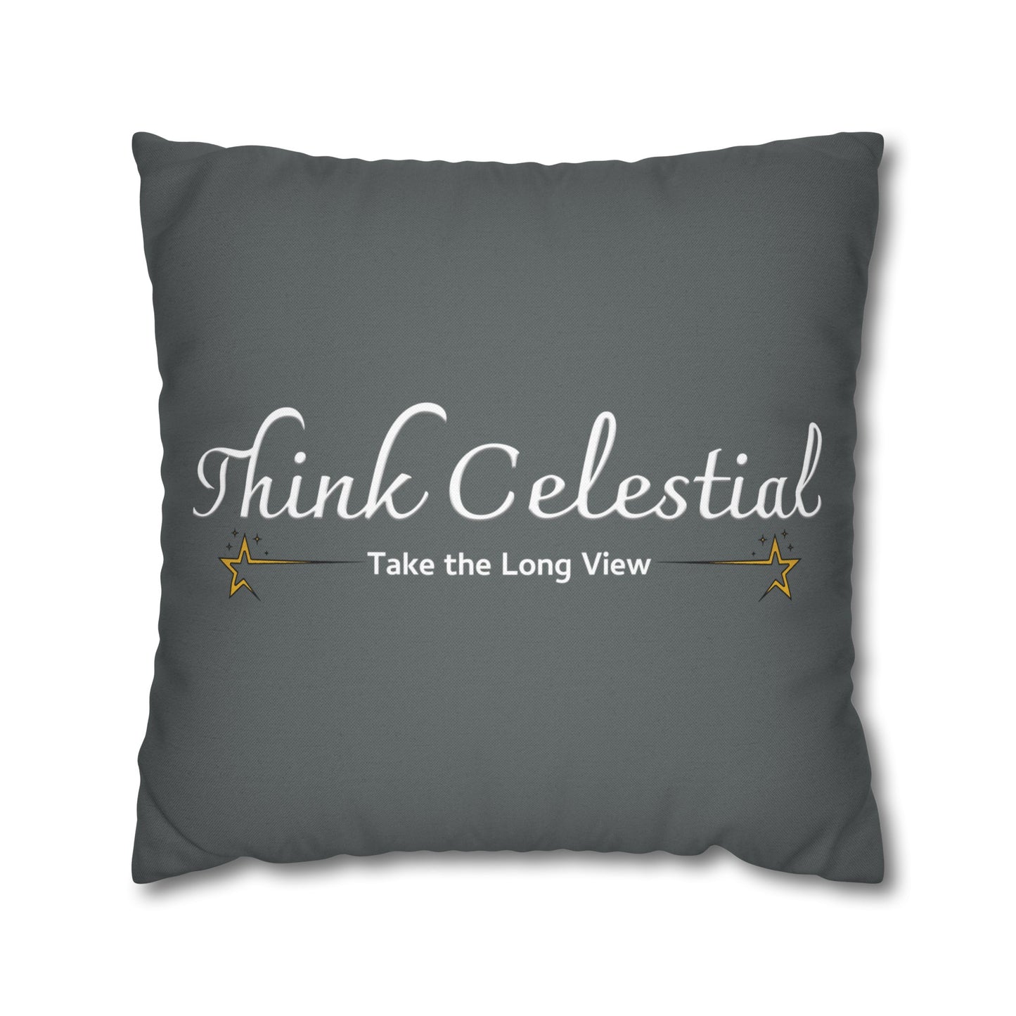 Think Celestial Spun Polyester Square Pillowcase