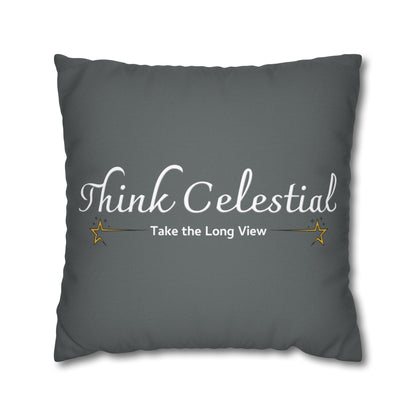 Think Celestial Spun Polyester Square Pillowcase