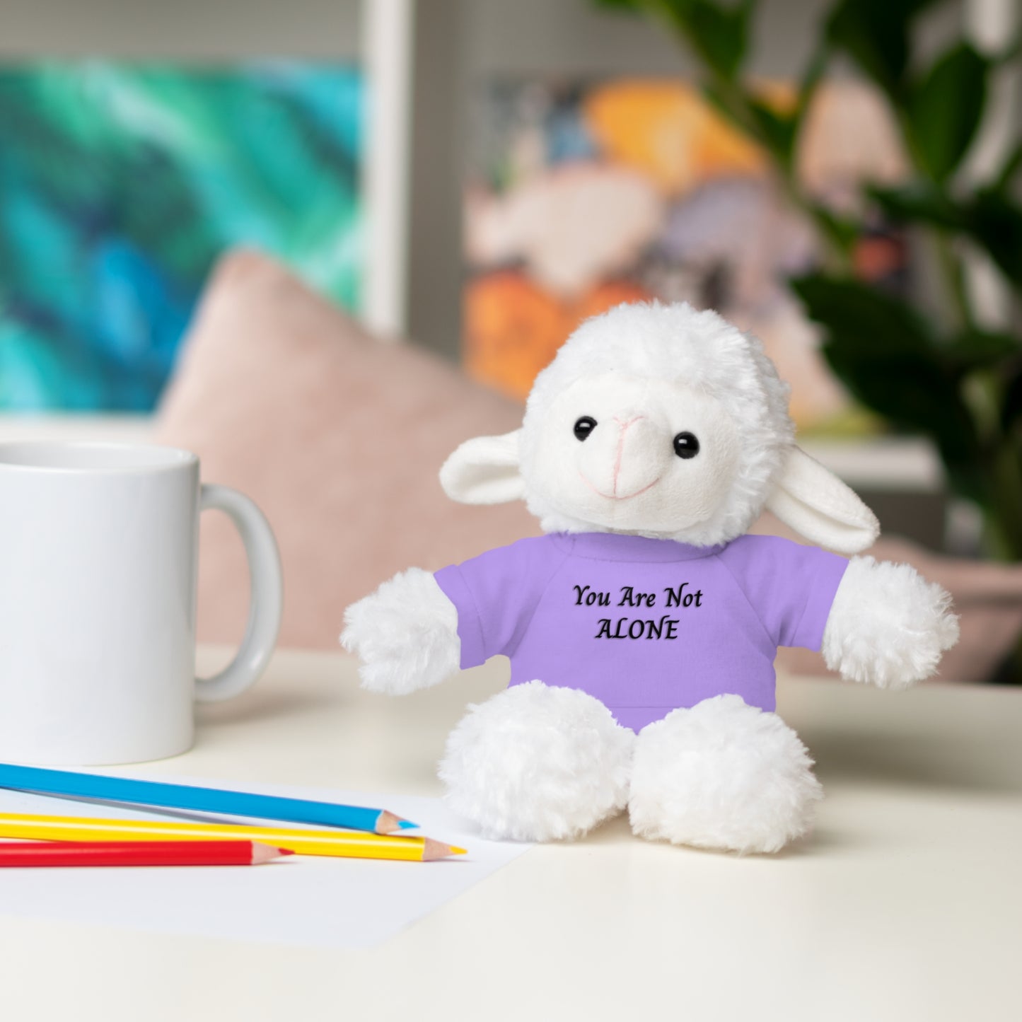 You Are Not Alone Stuffed Animals with Tee