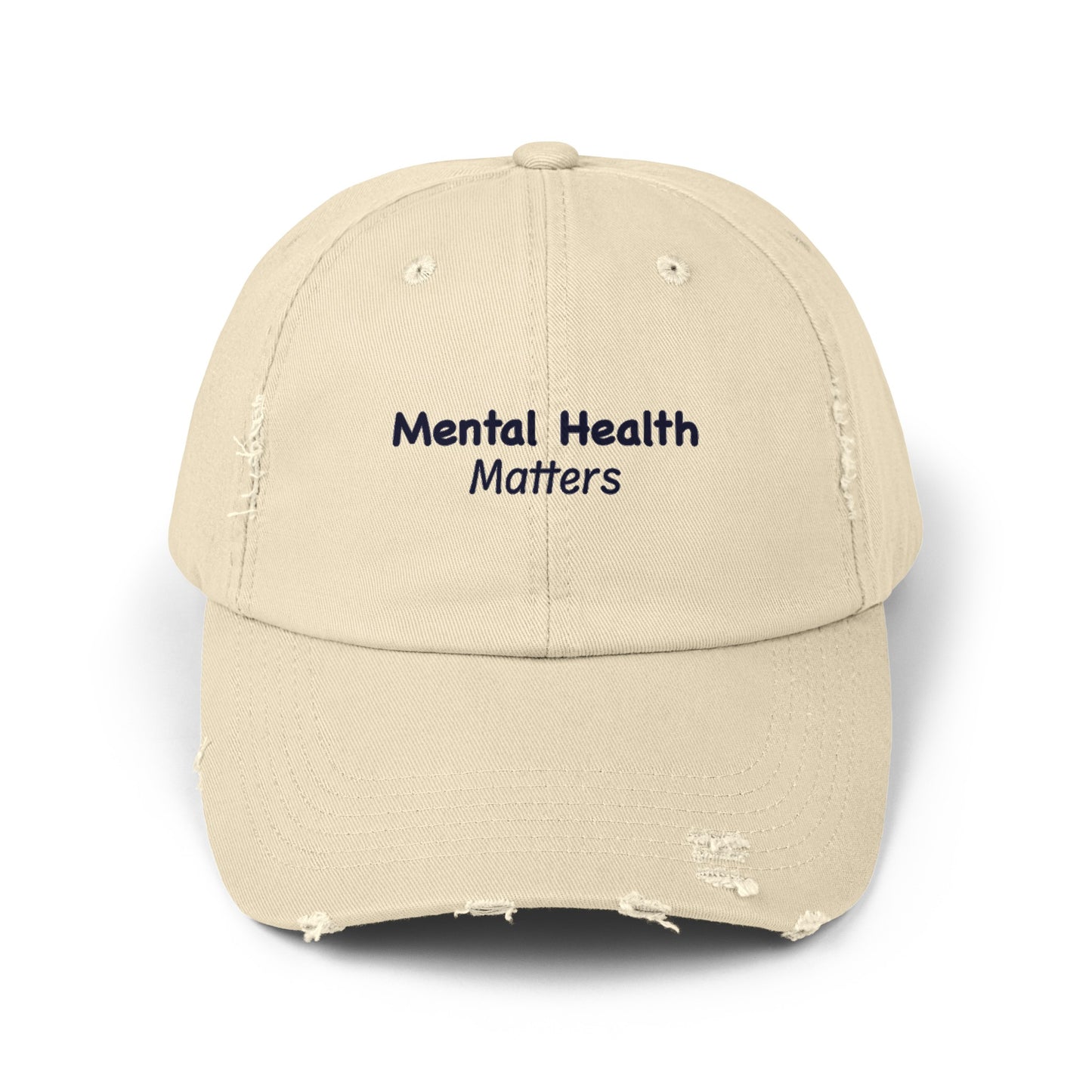 Mental Health Matters Unisex Distressed Cap