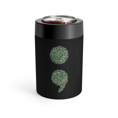 Flowers Semi-Colon Can Holder