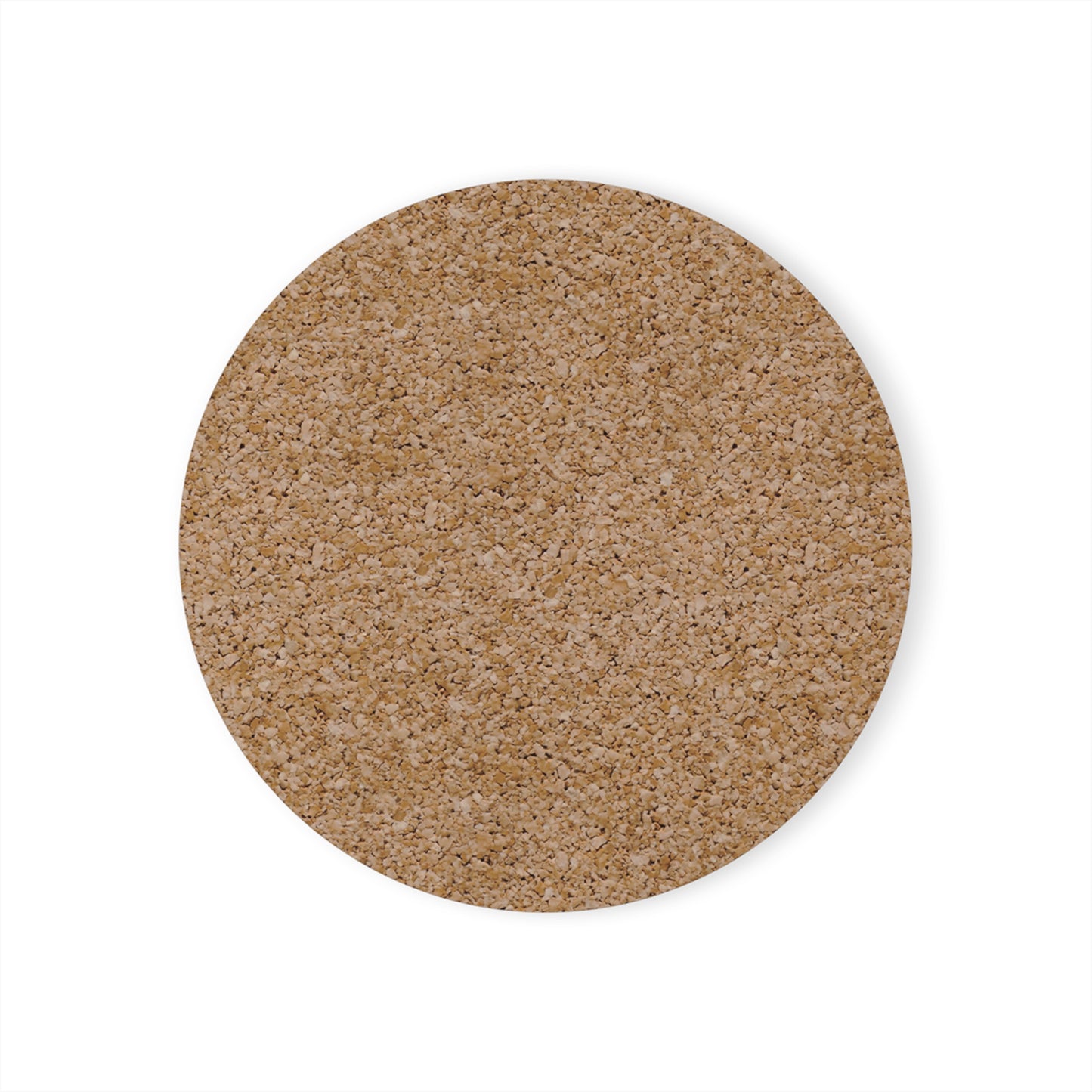 Flowers Semi-Colon Cork Back Coaster