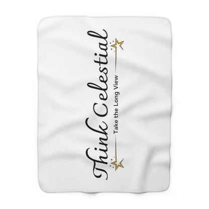 Think Celestial Sherpa Fleece Blanket