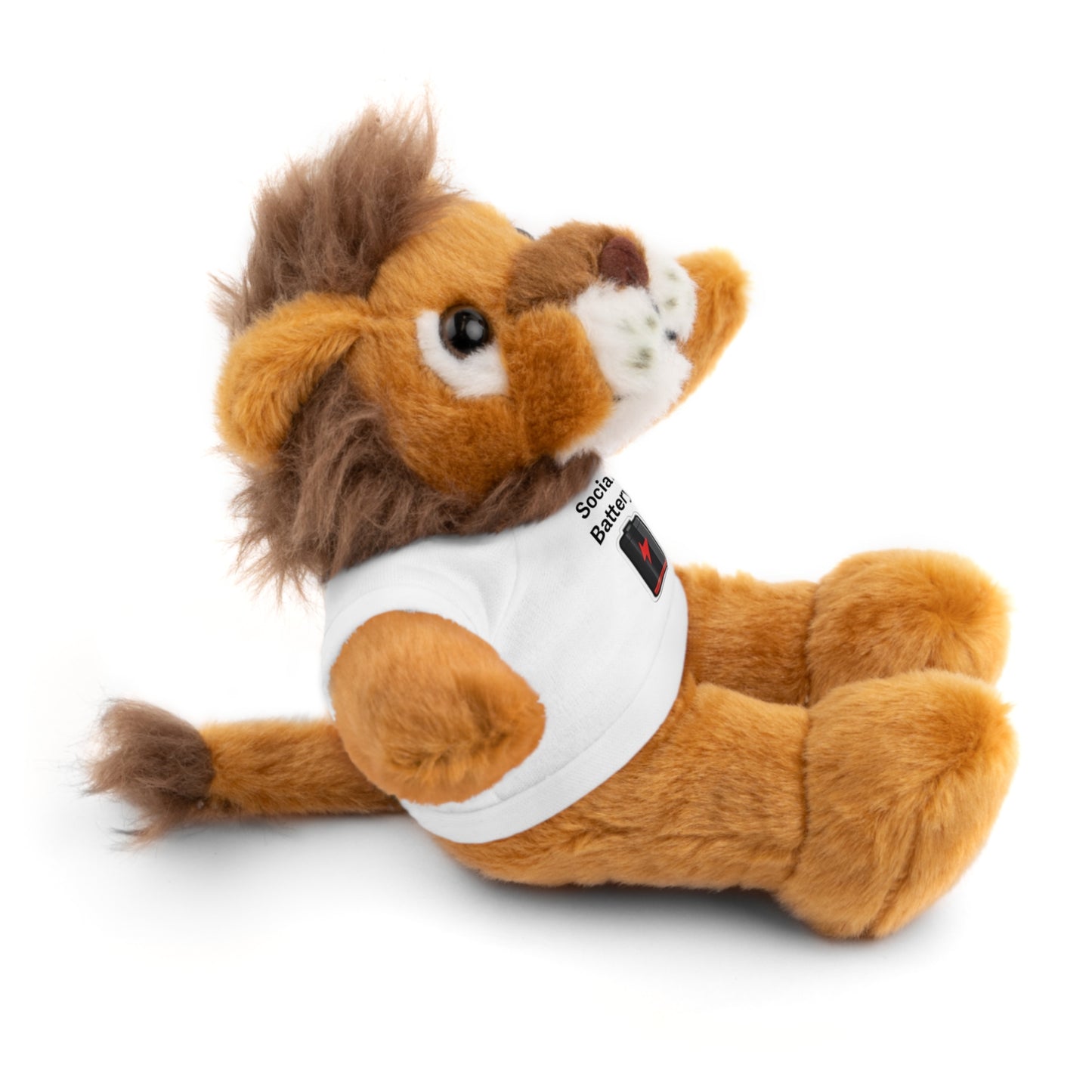 Social Battery Low Stuffed Animals with Tee