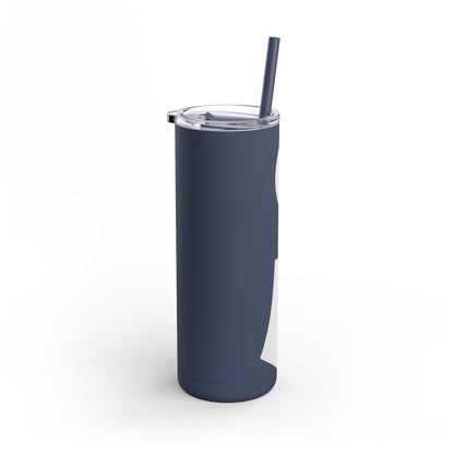 Semi-Colon ; Skinny Matte Tumbler, 20oz