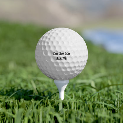 You Are Not Alone Golf Balls, 6pcs