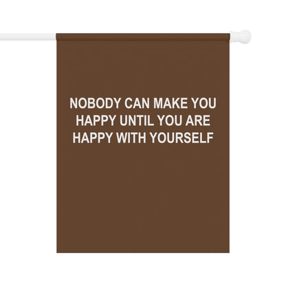 Happy with Yourself Garden & House Banner