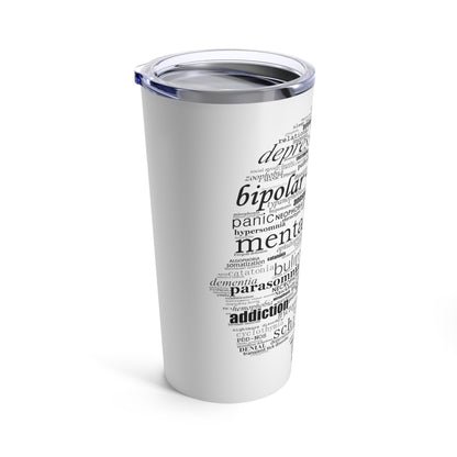 Mental Disorder Silhouette 20oz Tumbler