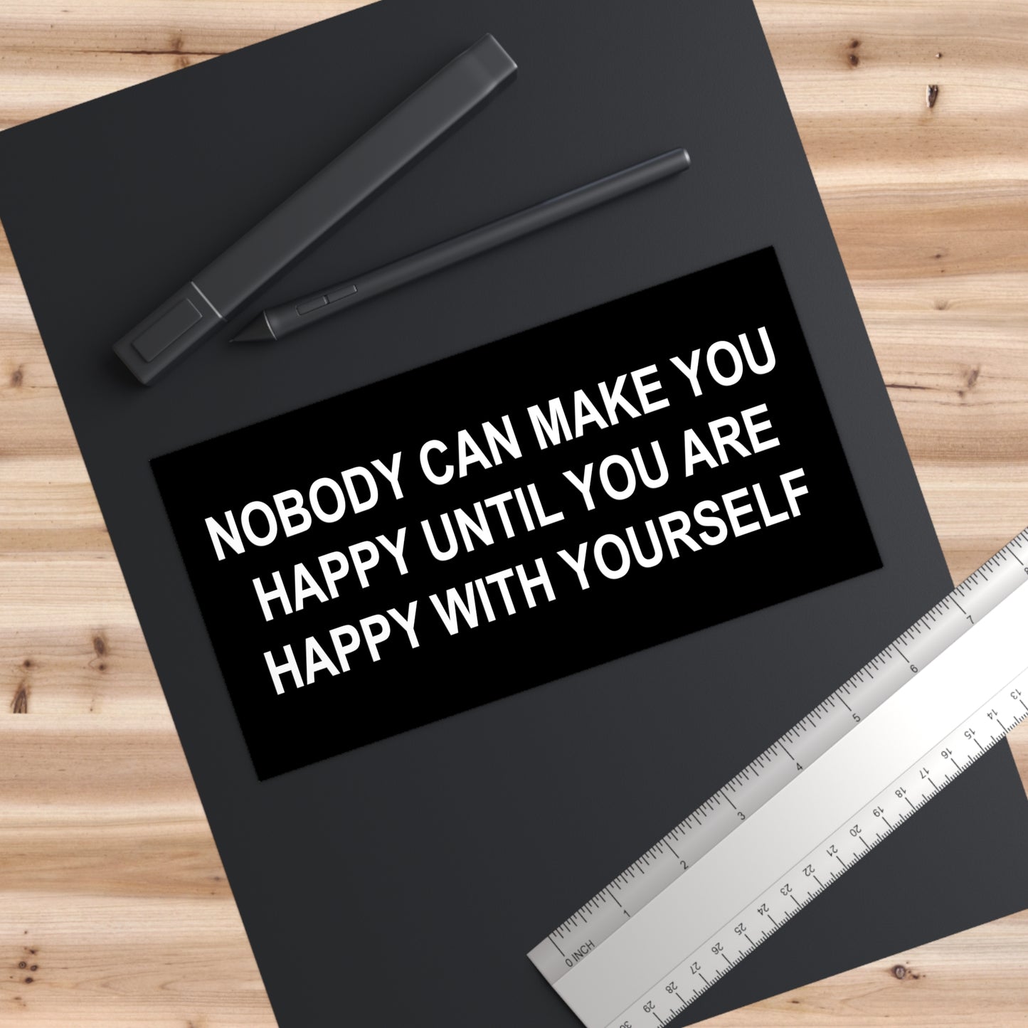 Happy with Yourself Bumper Stickers