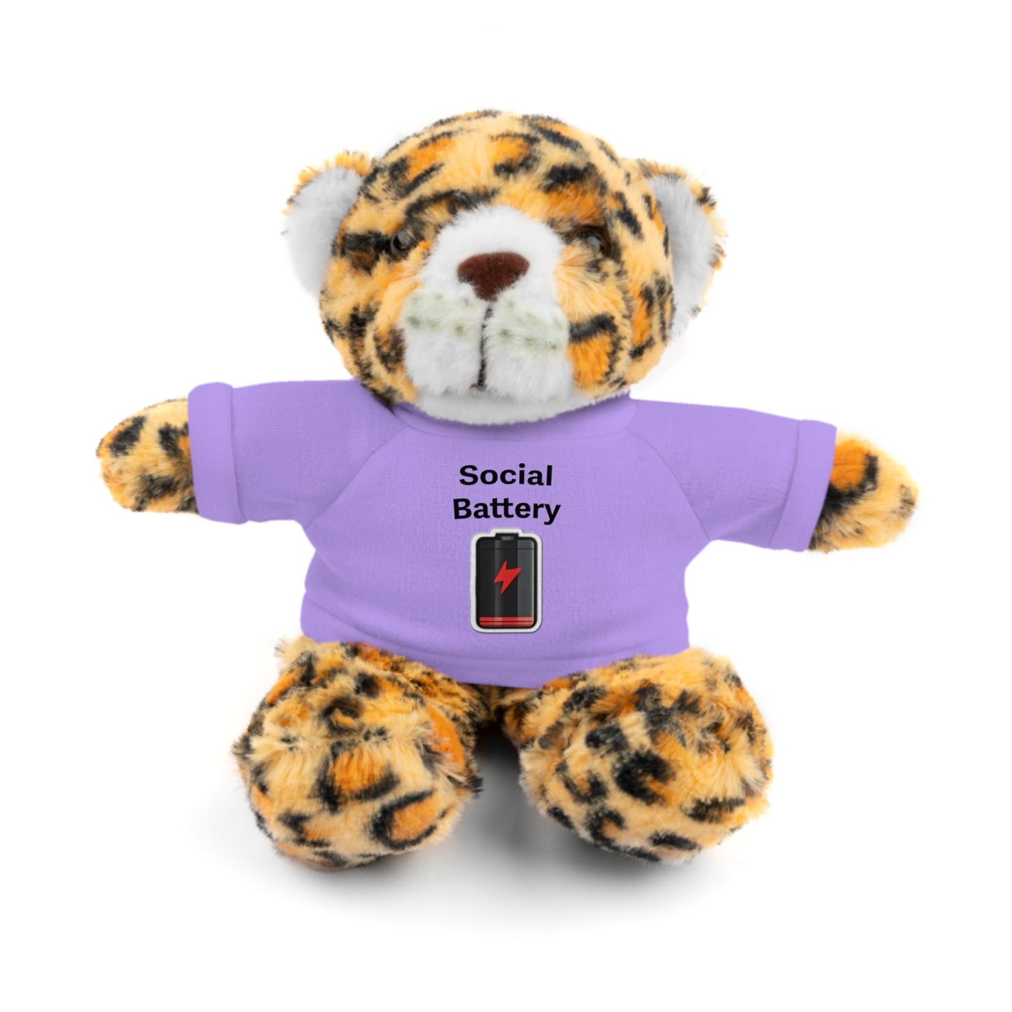 Social Battery Low Stuffed Animals with Tee