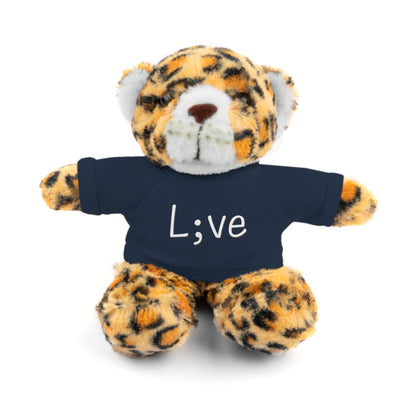 Semi-Colon L;ve Stuffed Animals with Tee