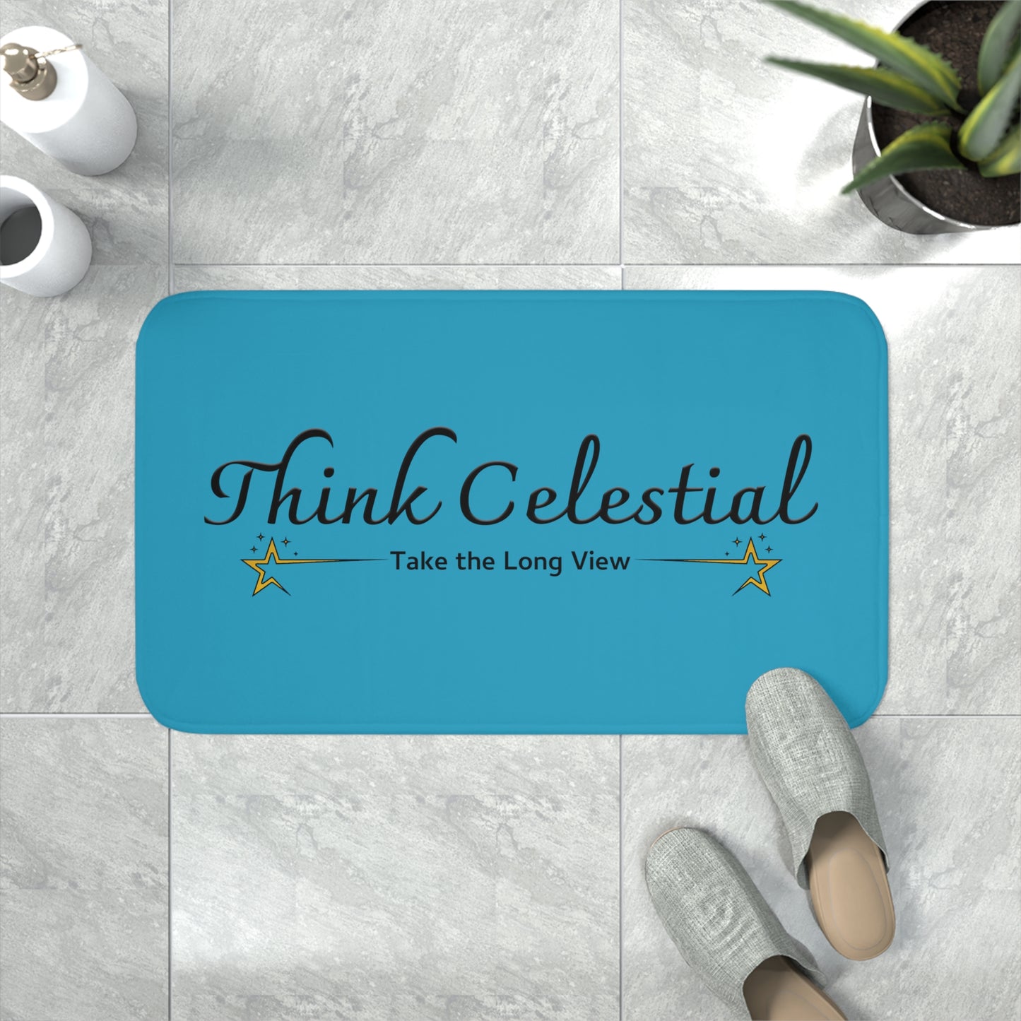 Think Celestial Memory Foam Bath Mat