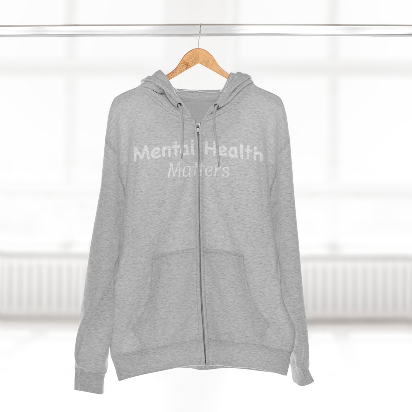 Mental Health Matters Unisex Zip Hoodie