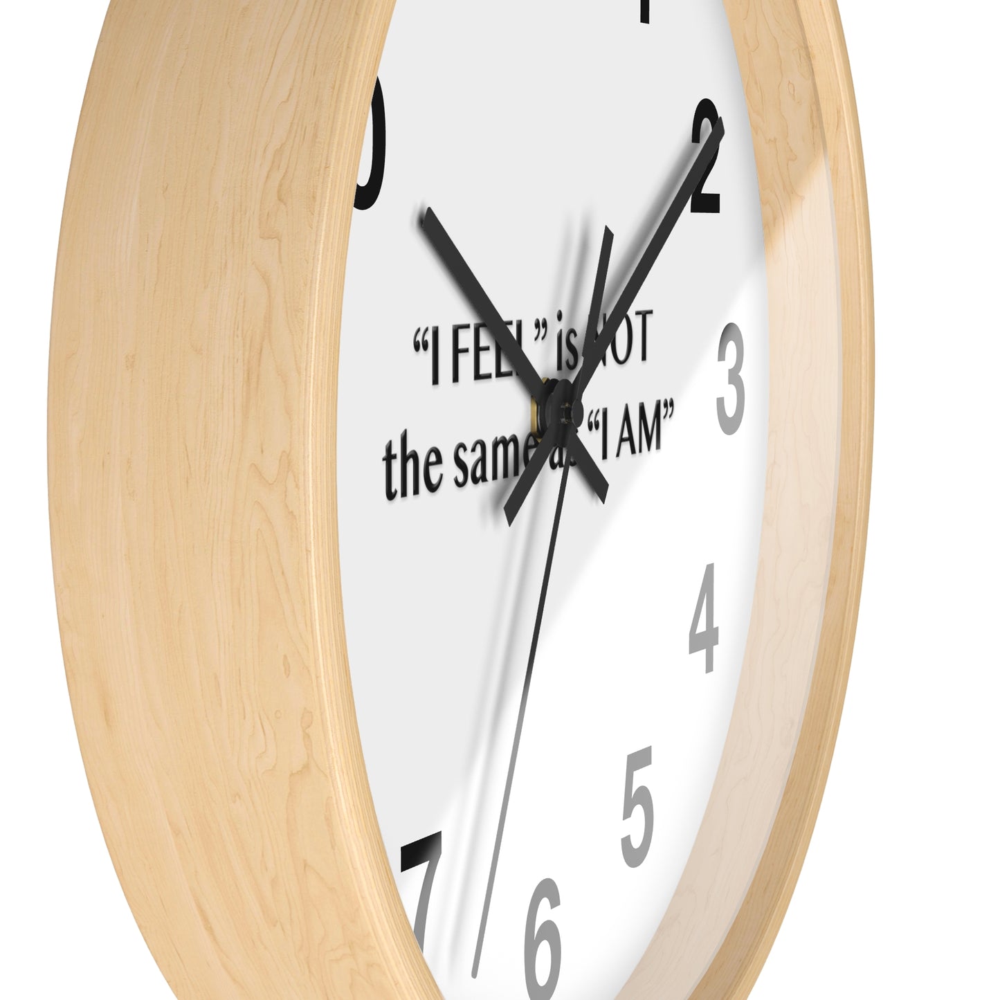 I Feel is Not the same as I Am Wall Clock