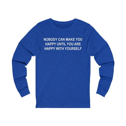 Happy with Yourself Jersey Long Sleeve Tee