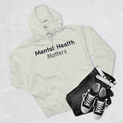 Mental Health Matters Unisex Zip Hoodie