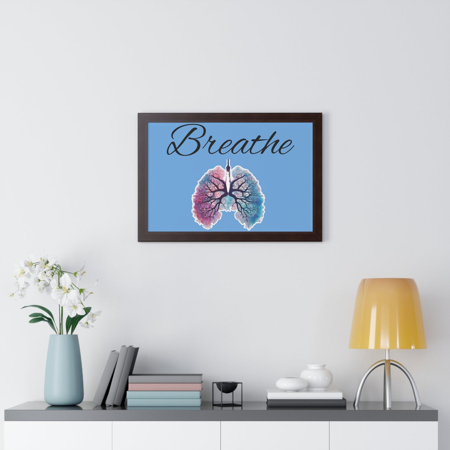 Breathe Framed Horizontal Poster