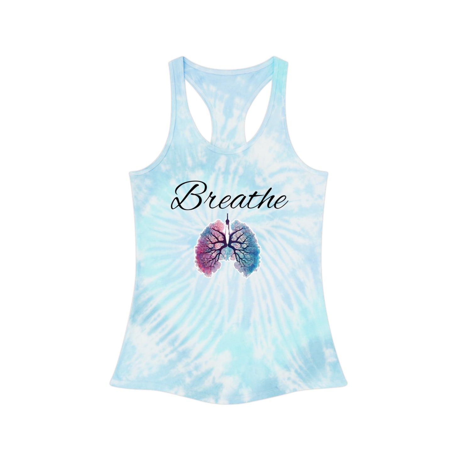 Breathe Tie Dye Racerback Tank Top