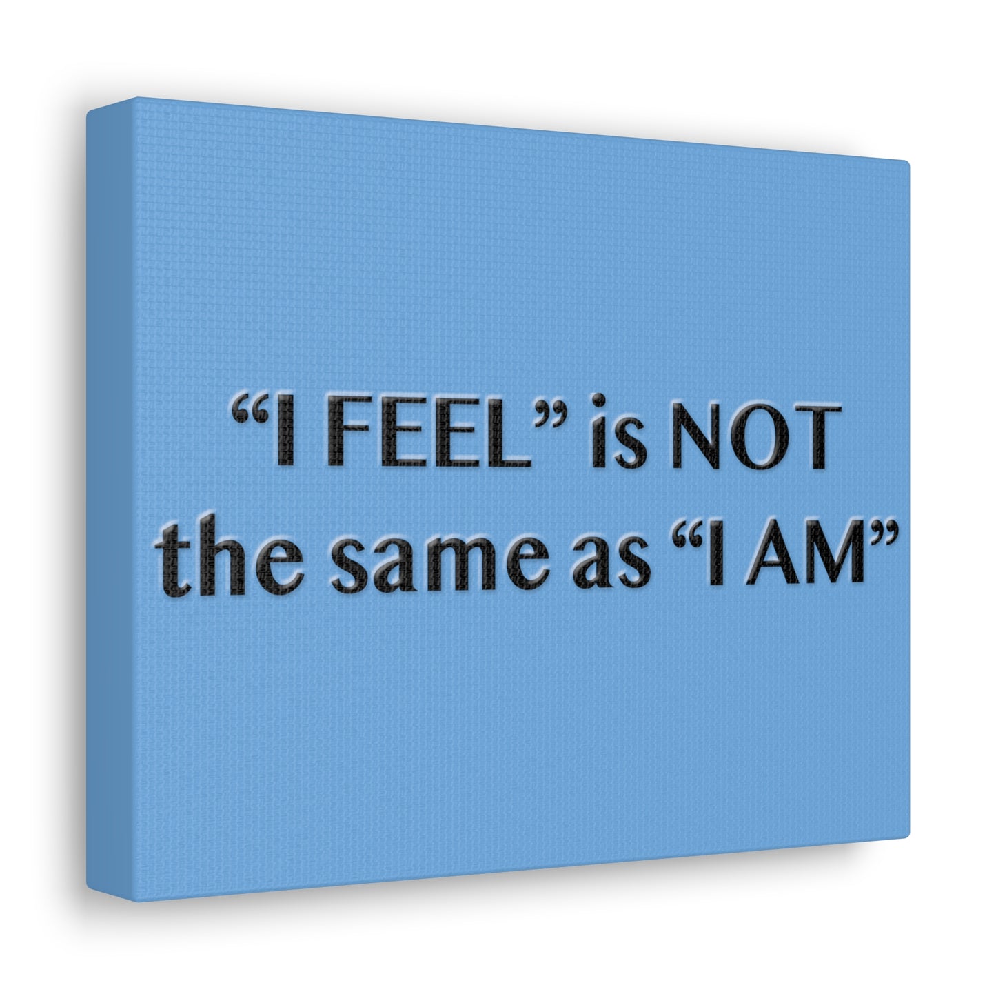 I Feel is Not the same as I Am Canvas Gallery Wraps