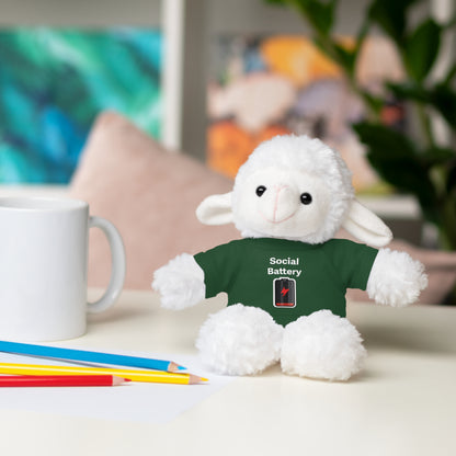 Social Battery Low Stuffed Animals with Tee