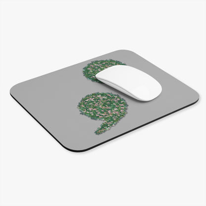 Flowers Semi-Colon Mouse Pad (Rectangle)