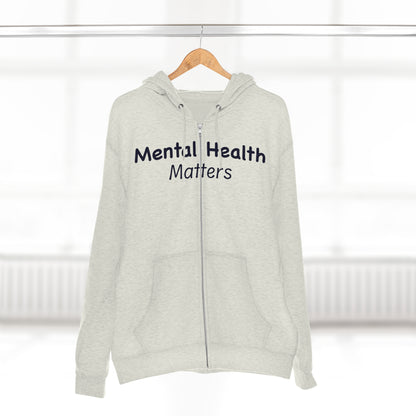 Mental Health Matters Unisex Zip Hoodie