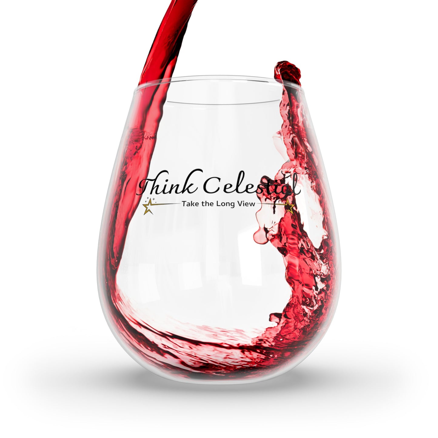 Think Celestial 12oz Stemless Wine Glass