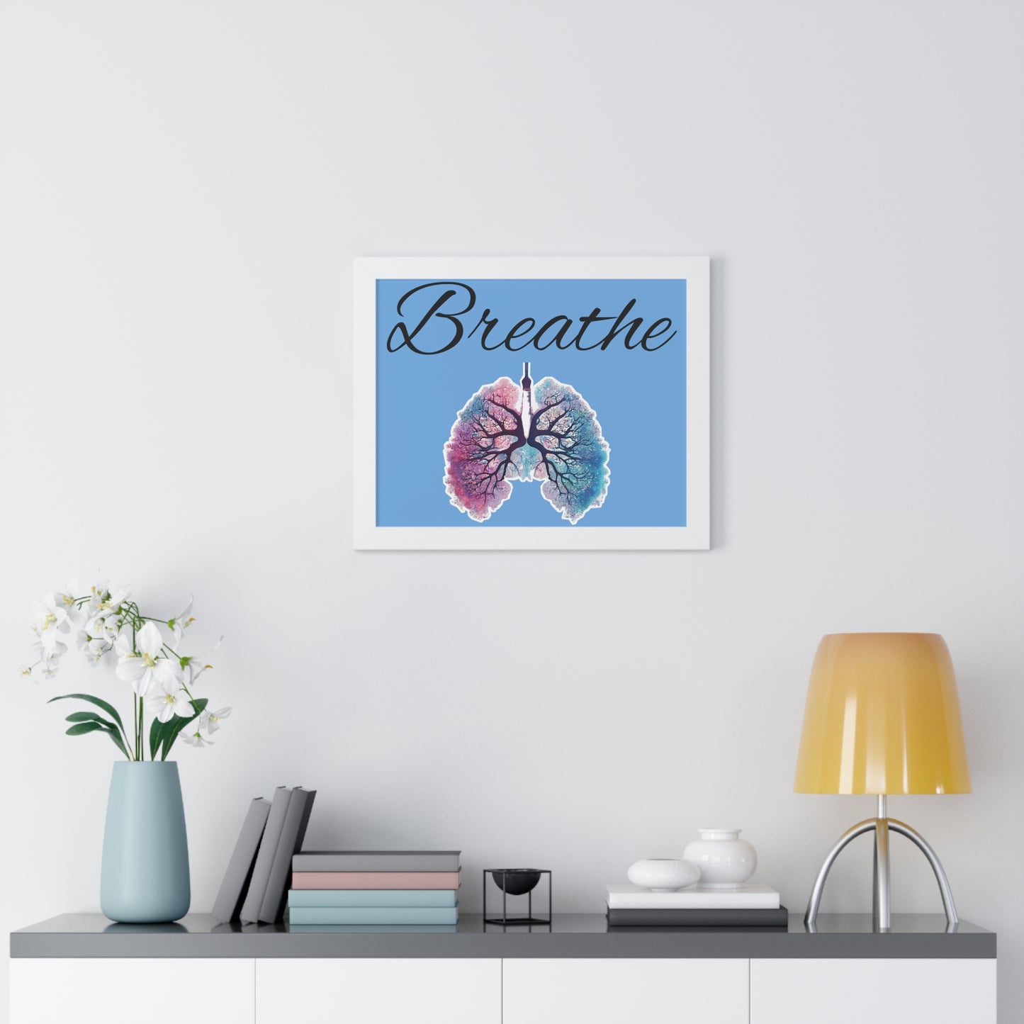 Breathe Framed Horizontal Poster