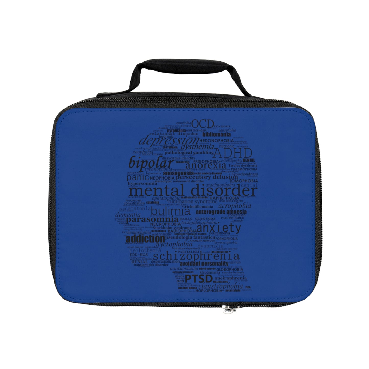 Mental Disorder Silhouette Lunch Bag