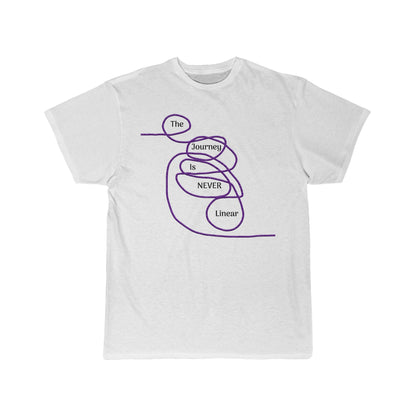 The Journey is Never Linear Men's Short Sleeve Tee