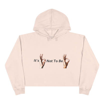 It's OK Not To Be OK Hands Crop Hoodie