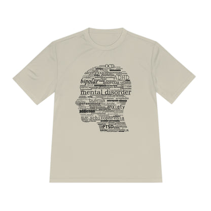 Mental Disorder Silhouette Moisture Wicking Tee