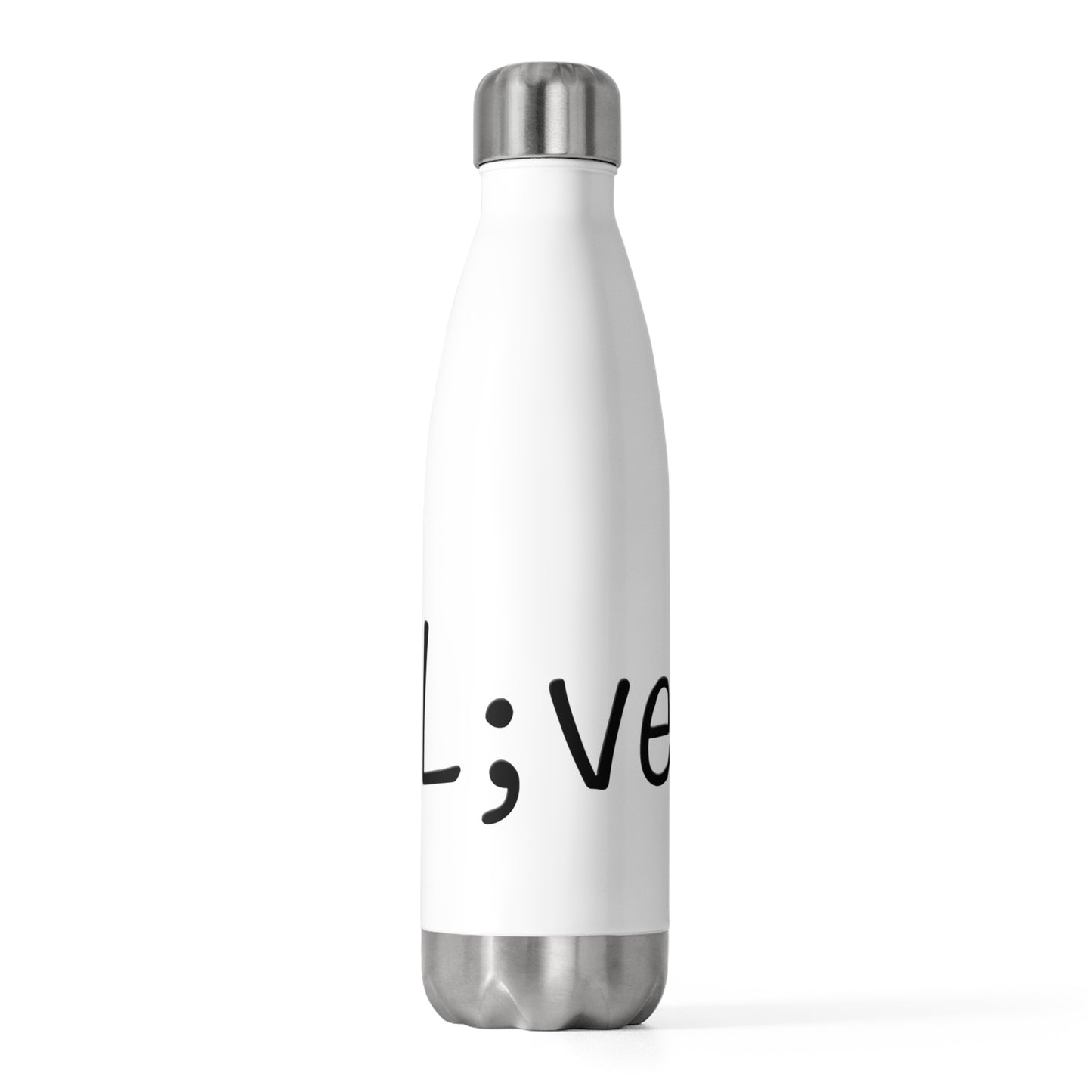 Semi-Colon L;ve 20oz Insulated Bottle