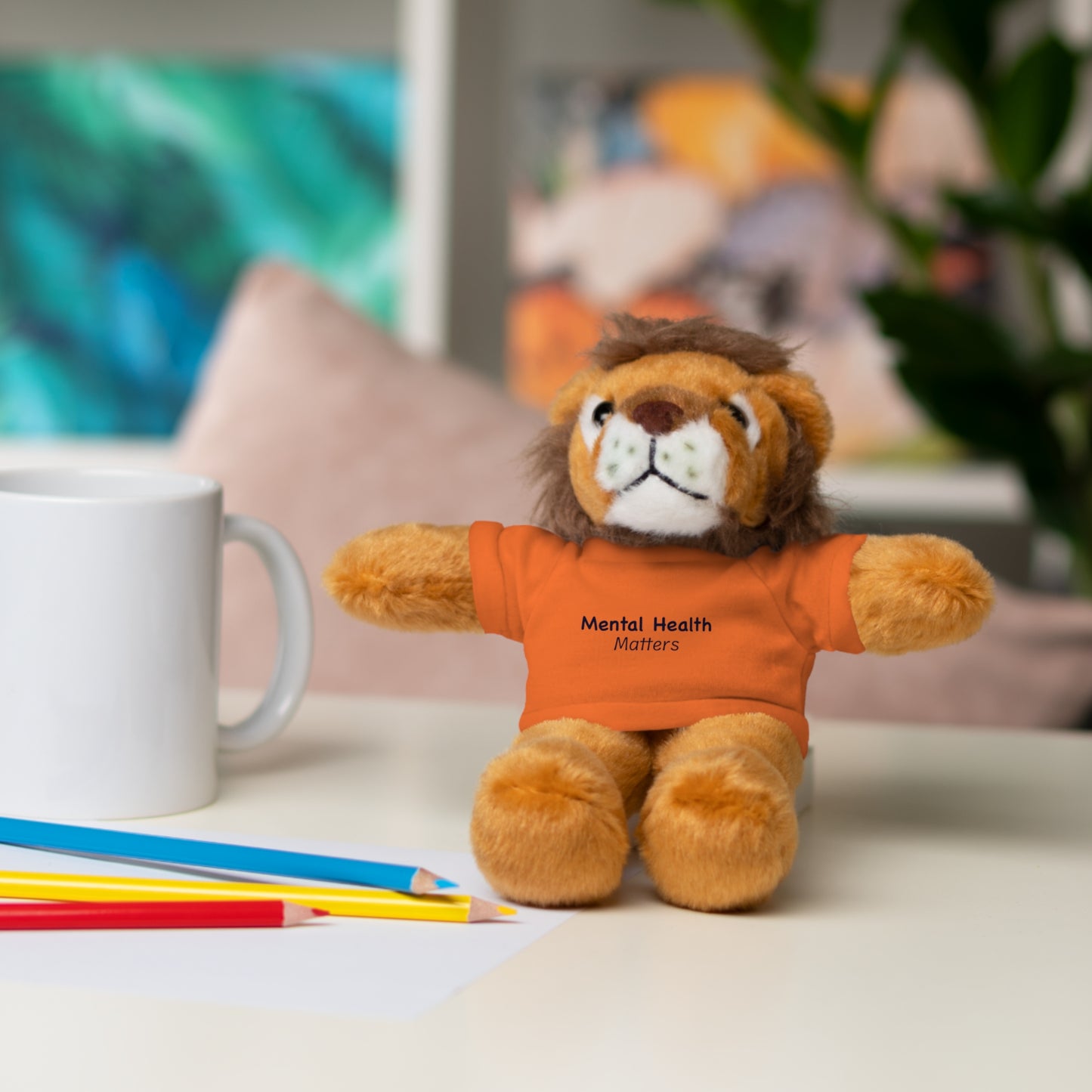 Mental Health Matters Stuffed Animals with Tee