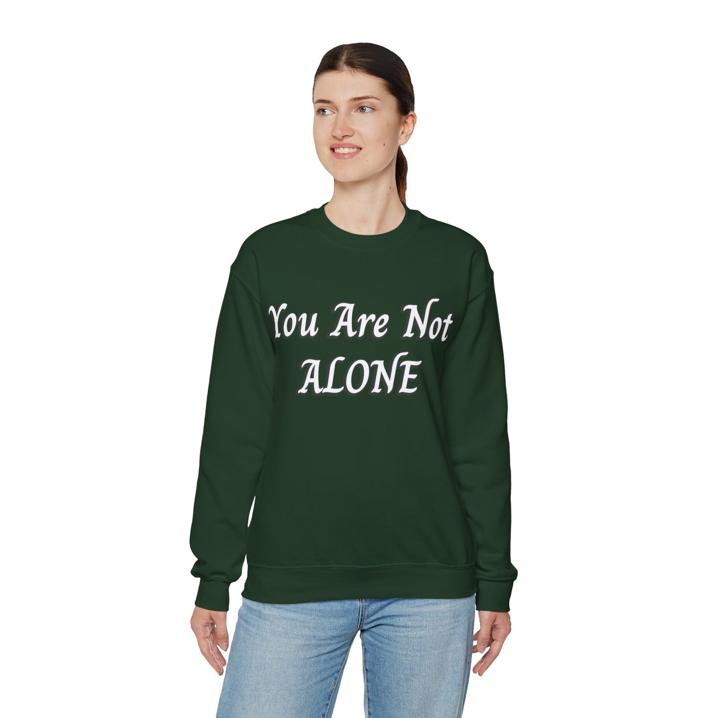 You Are Not Alone Unisex Heavy Blend™ Crewneck Sweatshirt