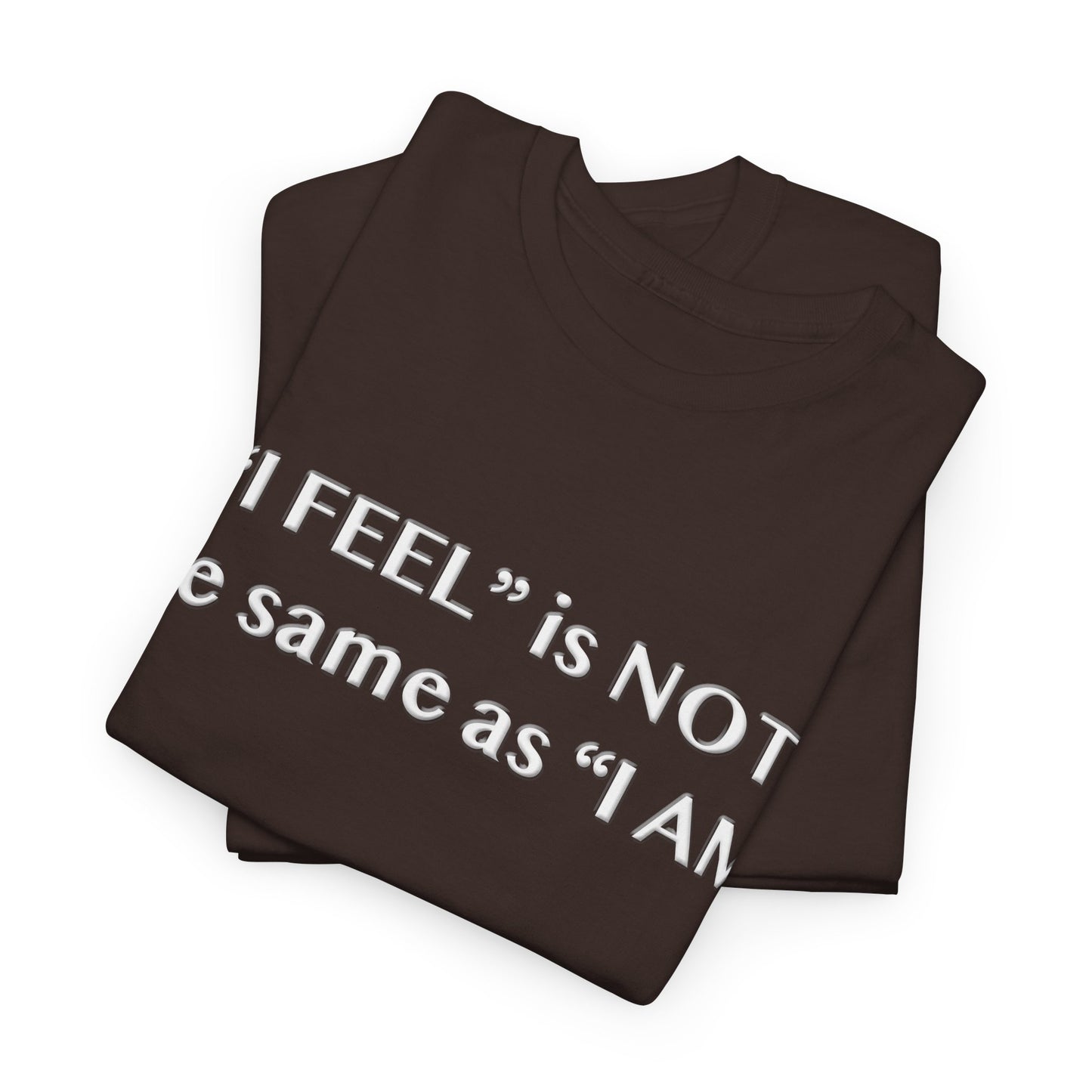 I Feel is Not the same as I Am Unisex Heavy Cotton Tee