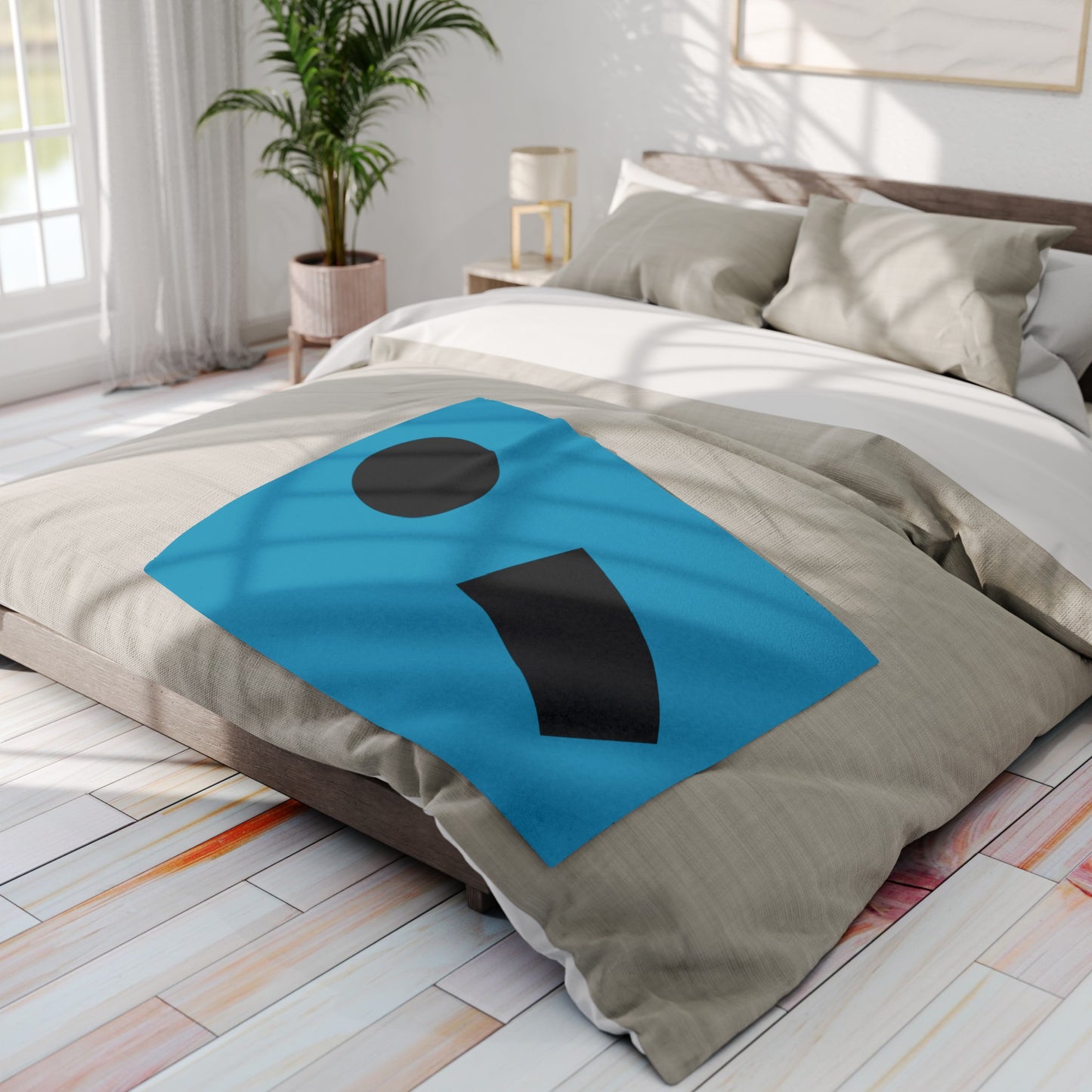 Semi-Colon ; Arctic Fleece Blanket