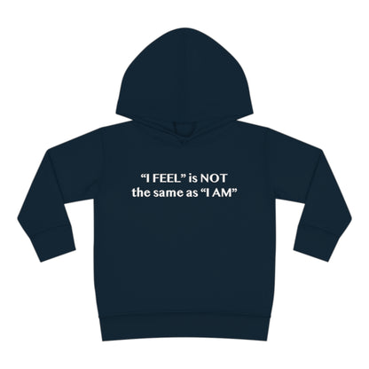 I Feel is Not the same as I Am Toddler Pullover Fleece Hoodie