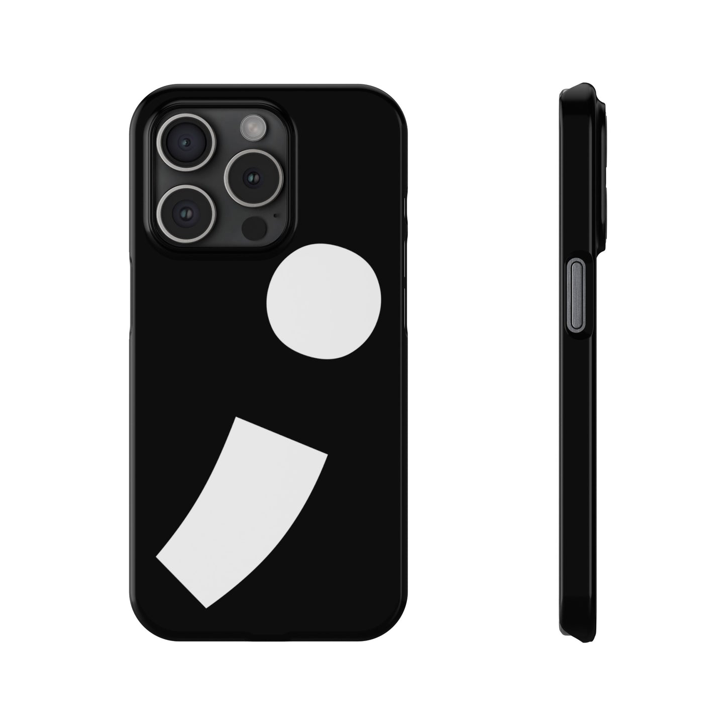 Semi-Colon ; Slim Phone Cases