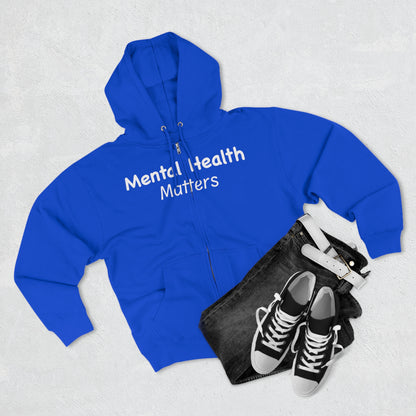 Mental Health Matters Unisex Zip Hoodie